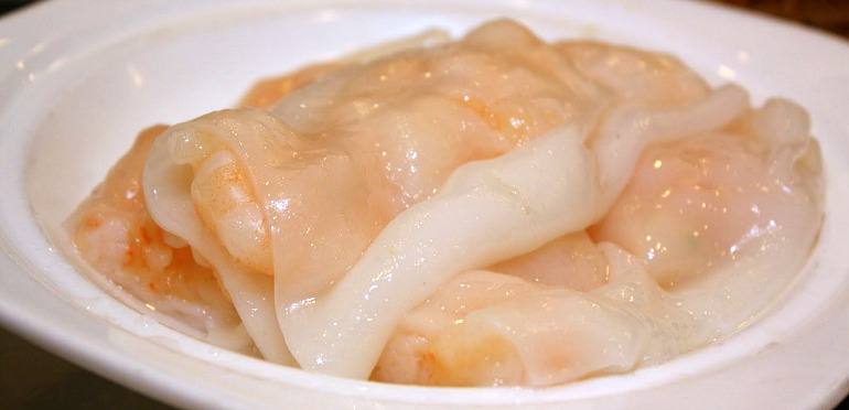 shrimp rice noodles dim sum